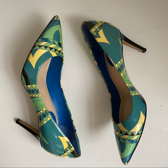 Emilio Pucci Shoes Emilio Pucci 7s Print Patent Leather